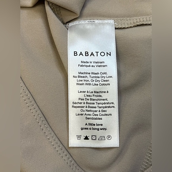 Aritzia Babaton Tan Contour Mockneck Bodysuit Size XXS - Picture 5 of 12